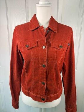Vintage Y2K Abercrombie & Fitch  vintage Women's Rust Truckers Denim Jacket✨